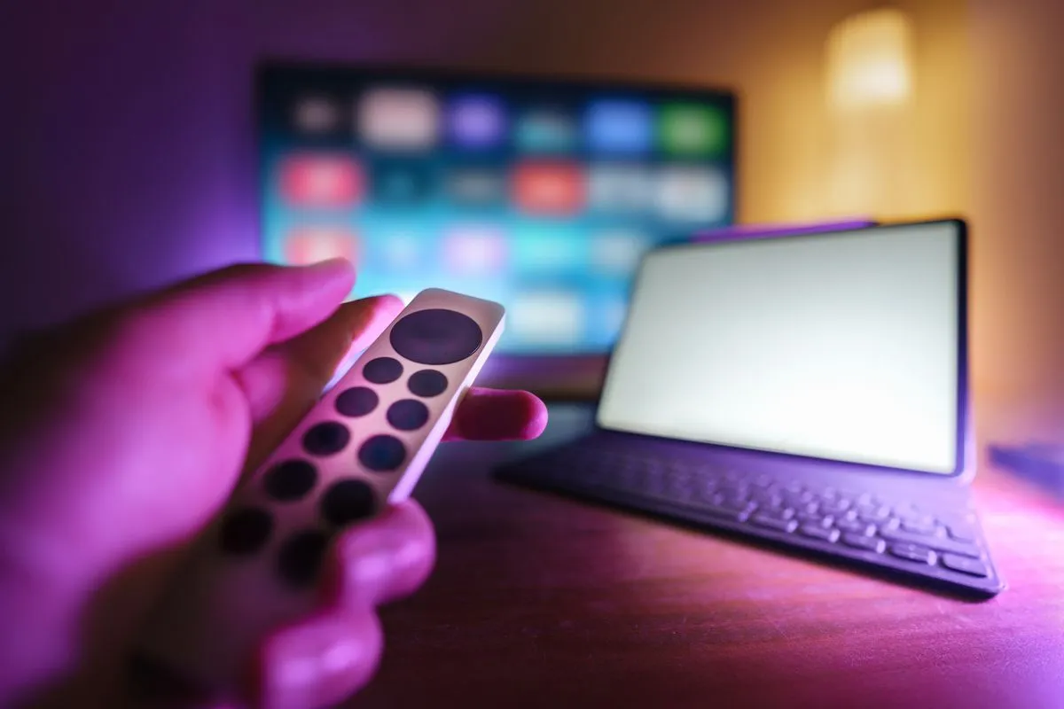 Streaming med IPTV på laptop